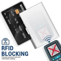 Anti-Scan RFID Blocking Aluminum Card Holder - Slim Wallet for 6 Cards - Image 4