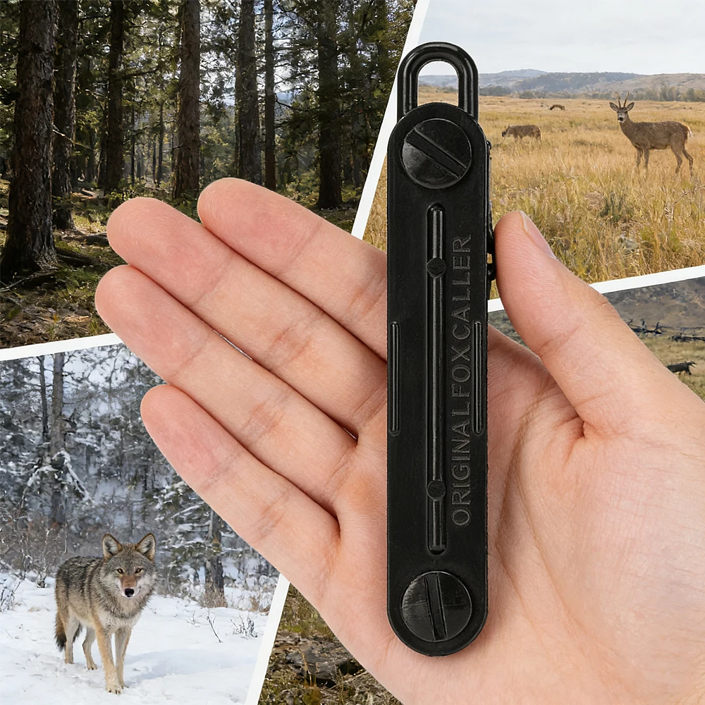 Sifflet prédateur Black Fox Blaster - Son de détresse lapin réaliste pour chasse nocturne