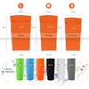 One set of Soccer Shin Guard Pads with Sleeves Kids Child Men Unisex Training Protection football accessories futbol accesorios 3