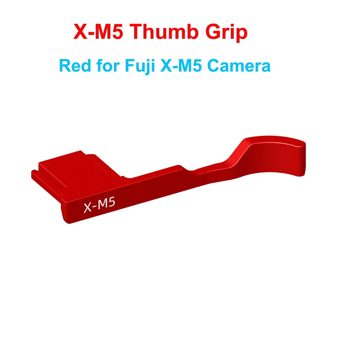 Metal Thumb Grip for FUJIFILM X-M5 Camera Mini Hot Shoe Thumb Up Grip Cover for