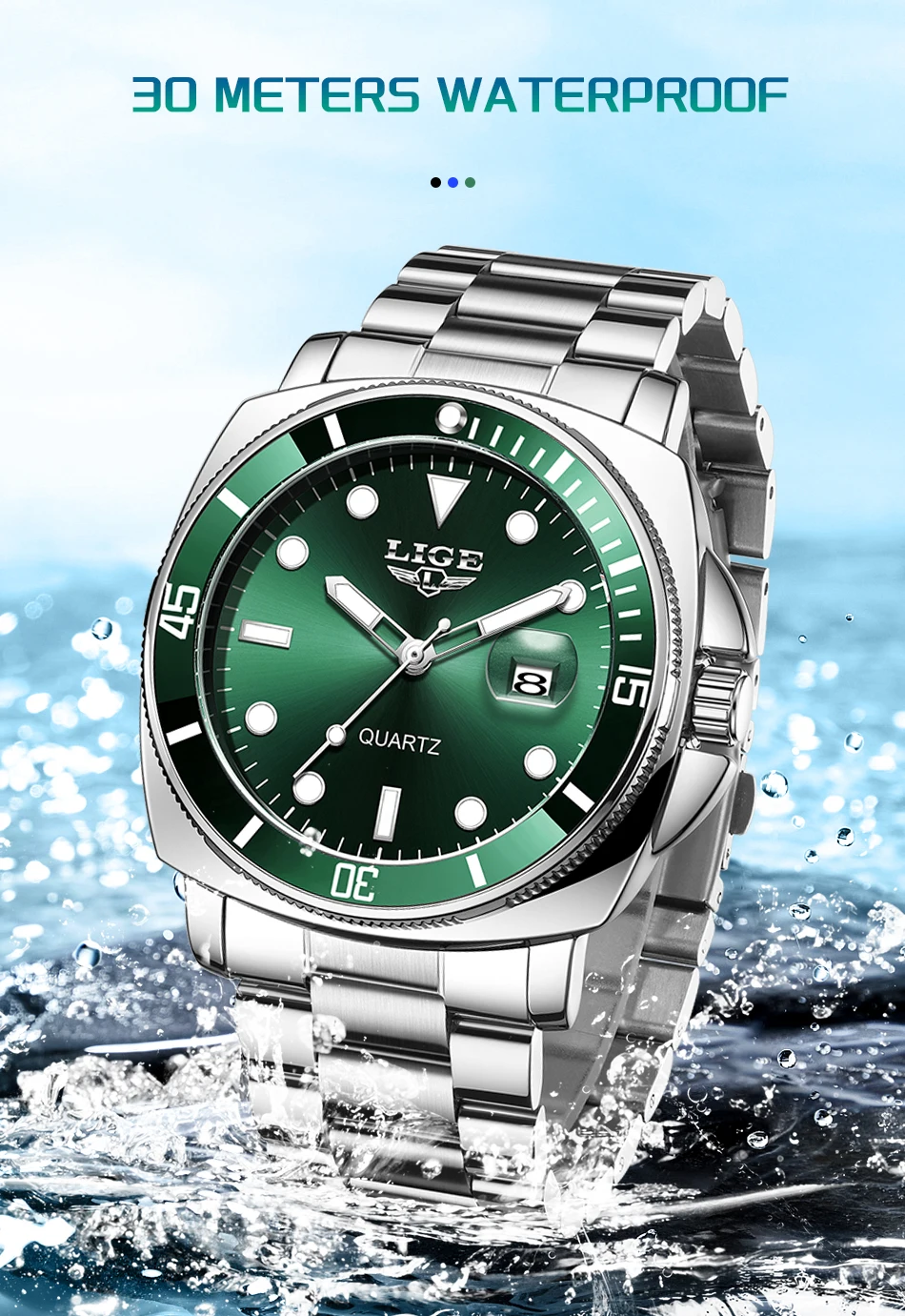 LIGE LG89155 Men's Watch description image 10