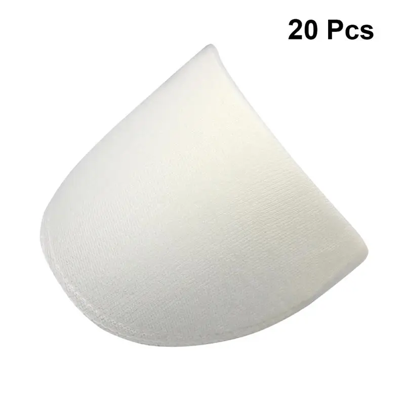 20 Pair Shoulder Pads Practical Shoulder Pads Convenient Sewing Sponge Useful Pad for Blazer Clothes (9x16x1.2cm)