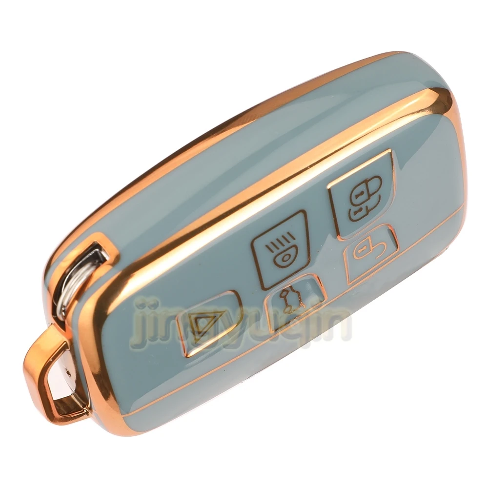 Premium 5-Button Soft TPU Car Key Cover Case