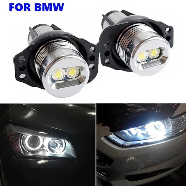 12W LED Car Halo Rings Angel Eyes Bulbs White 6000K For BMW 3