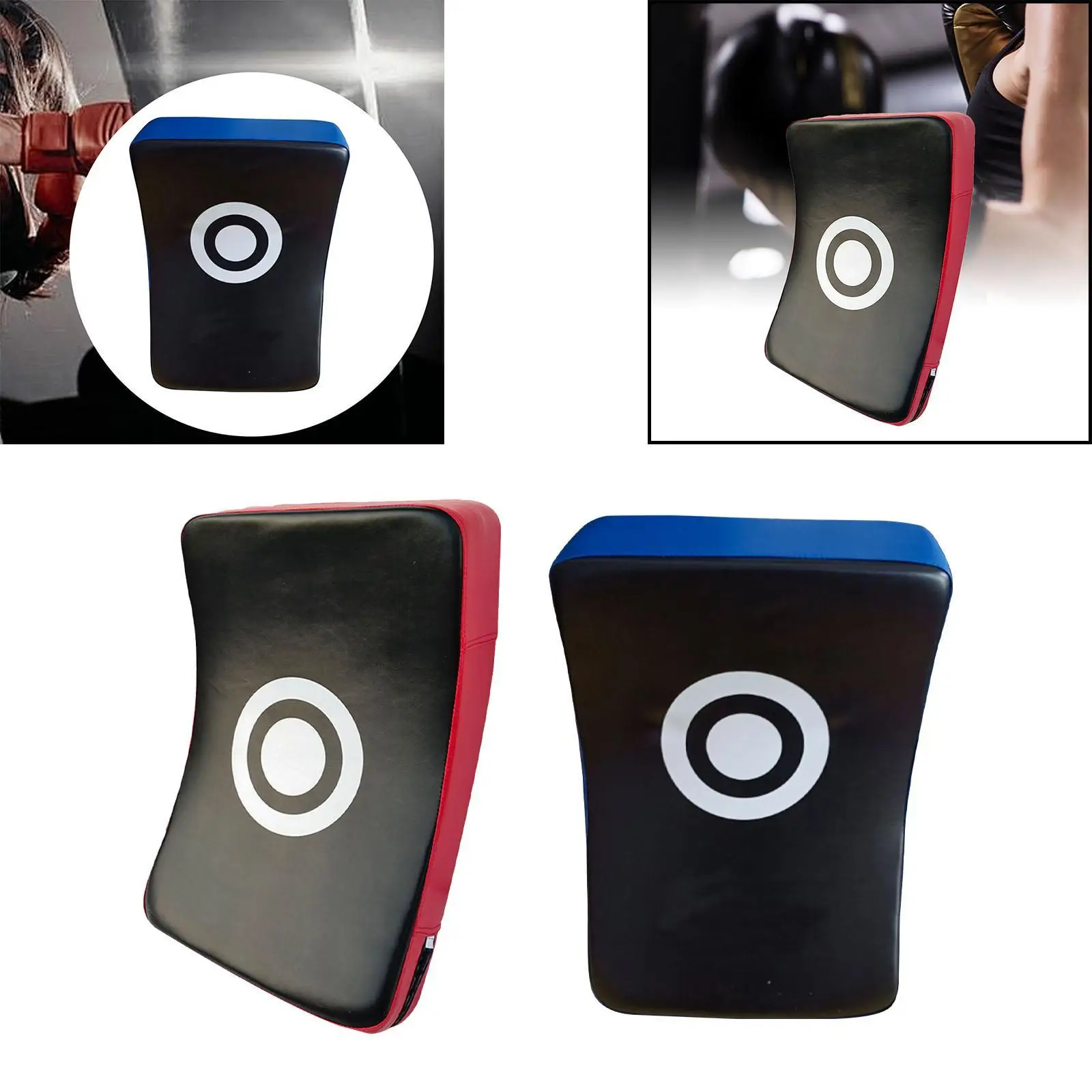 Curved Focus Punching Pads for Kickboxing, Hand/Foot Target Sparring Pad, Boxing