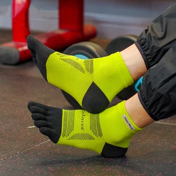 1 Pair Men’s Five Finger Running Socks 5