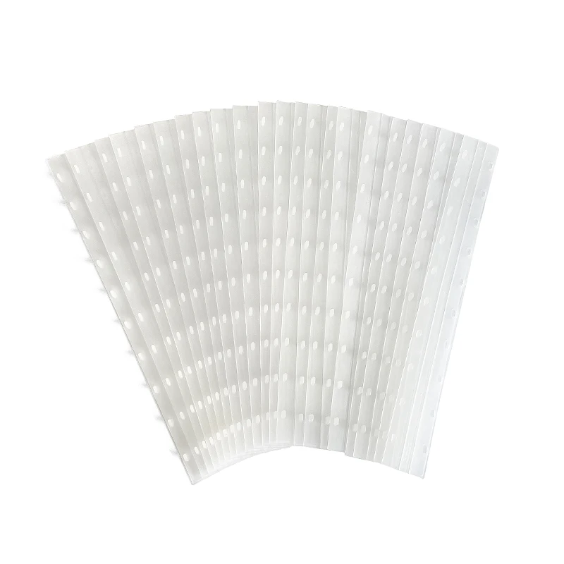 10PCS/LOT White Transparent Plastic Binding strips 3-35mm(20-325sheets) 10 holes A4 Comb binding suppliers plastic binders