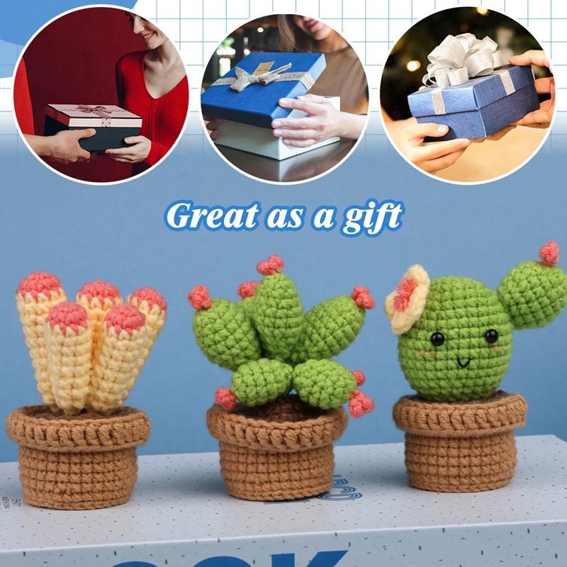 Complete Crochet Kit Beginner Crochet Kit for Adults with Tutorials Cute Starter Tools and Supplies crochet kit