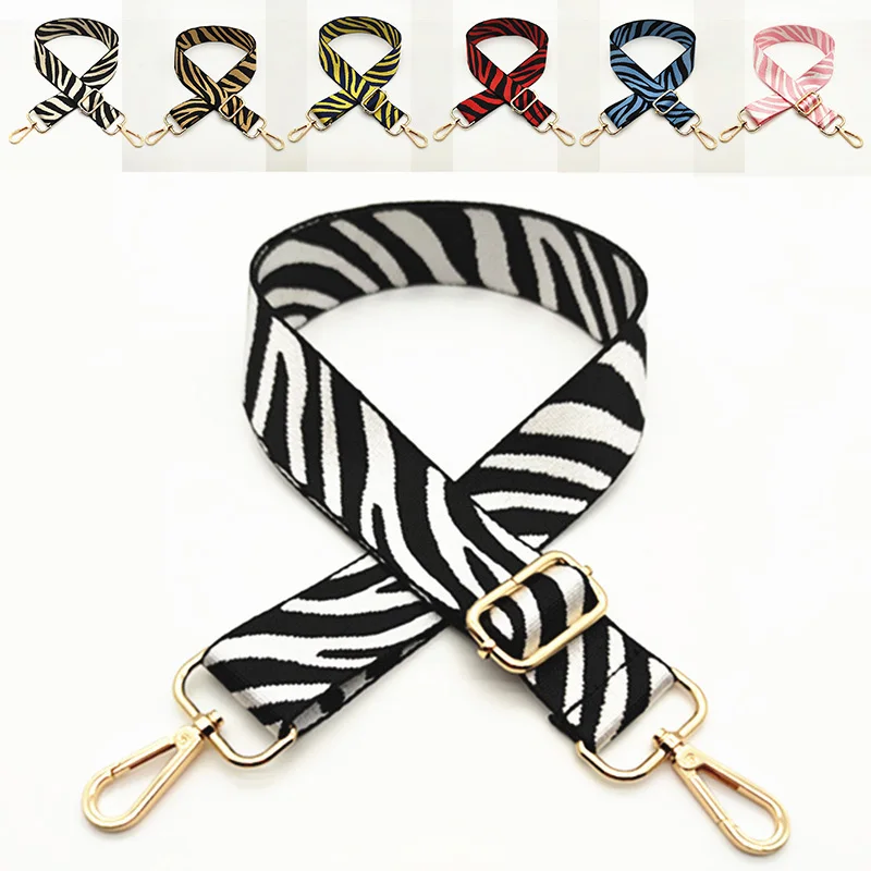 

Ремешок на плечо JYSHINE с узором зебры шириной 3,8 см, аксессуары, регулируемый диагональный ремешок на плечо, женская сумка, сменный ремешок