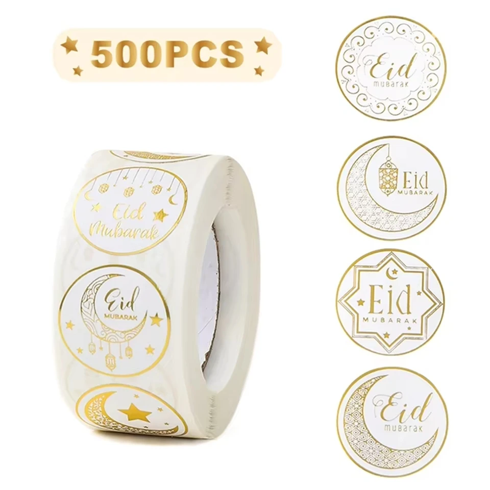 Adesivi EID Mubarak Decorazione Ramadan 2025 Per Regali Di Favore - Foto 9
