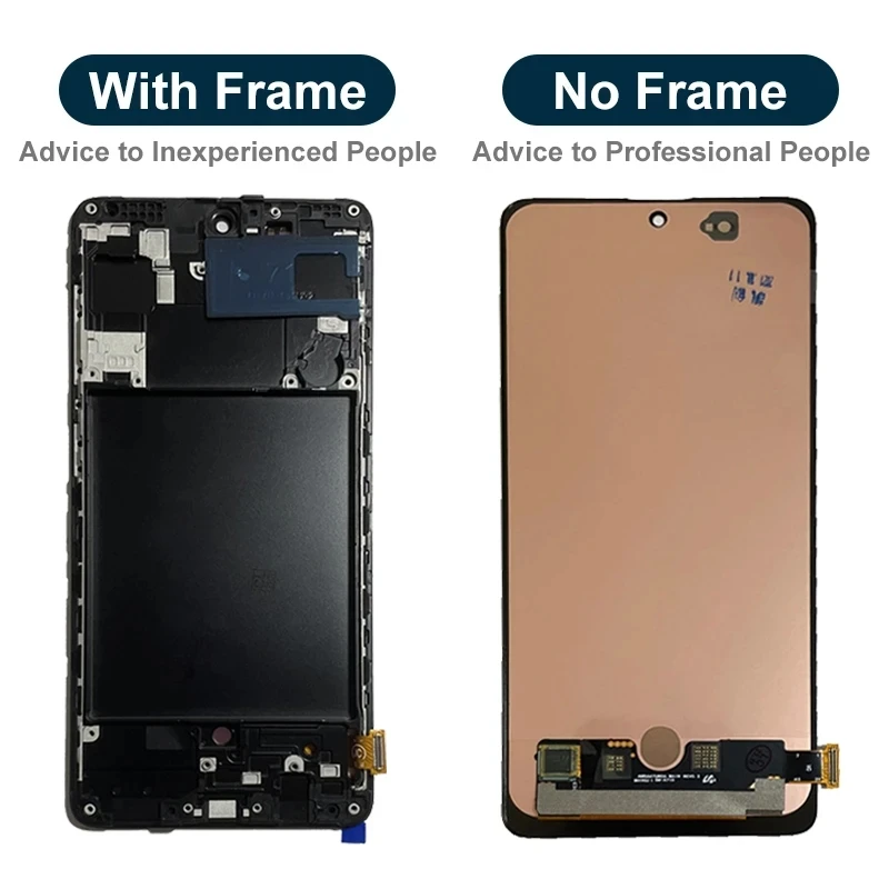 Super AMOLED For Samsung For Galaxy A71 A715 A715F A715FD LCD With