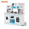 VEVOR Kitchen Counter Play Set DIY Simulated Cooking Food Tableware Play House with Sound Pretend Game Toy Gift Kid Boy Children 1