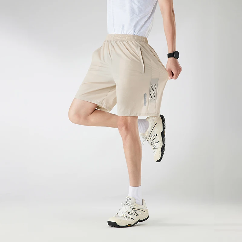 2024 Summer Elegant Fashion Harajuku Slim Fit Ropa Hombre Loose All Match Sport Casual Shorts Solid Pockets Straight Leg Shorts