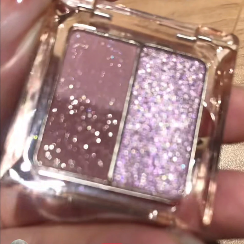 Eye Shadow Eye Shadow Plate 3 Color Eyeshadow Palette Small and Portable Earth Purple Color Matte Eyeshadow Long Lasting Waterproof Shimmer Pigment Makeup