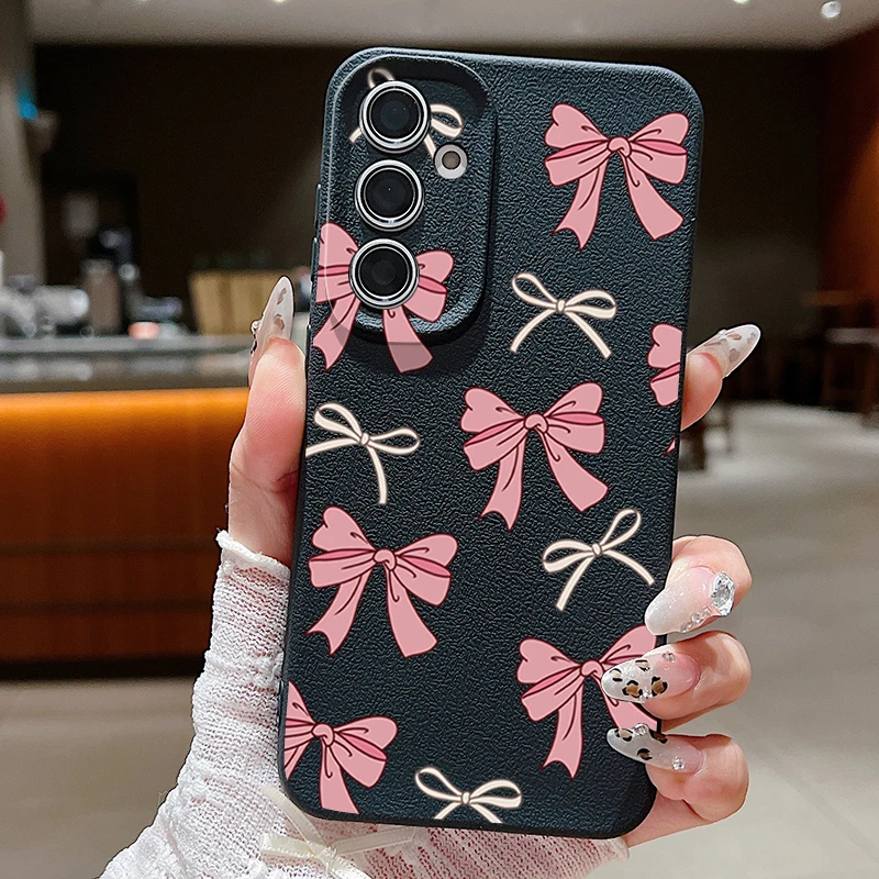 Charming Pink Bowknot Soft Phone Case