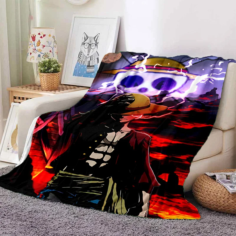 Luffy Blanket Seasonal Blankets Used for Sofas Beds Living Rooms Travel Picnics Blankets Gifts Thin Blankets 4