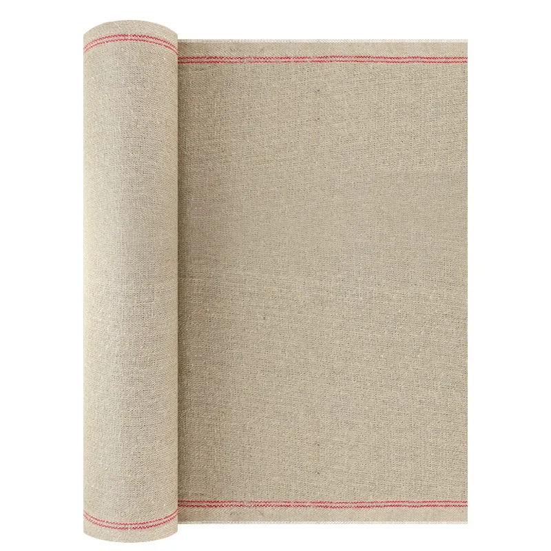60cm/70cm Width Warm Water Linen Grey Cloth Medium Coarse Linen Oil Canvas Suitable for Acrylic Painting Oil Painting Creation