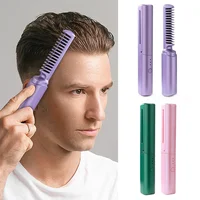 2 In 1 Wireless Professional Hair Straightener Curler Comb Fast Heating Negative Ion Straightening Curling Brush Styling Tools 1