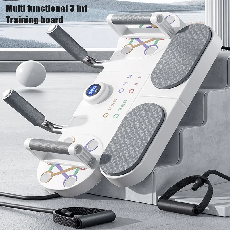 Multifunctional Plank Support Pushup Stand Board Chest Abdominal Muscle Training Device Household Intelligent Fitness Equipment