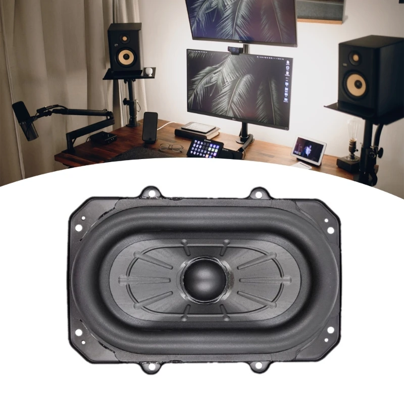 

Oval 100W Subwoofer Speaker Woofer High Power Bass Home Theater Subwoofer Unit Louspeakers DIY 1PC