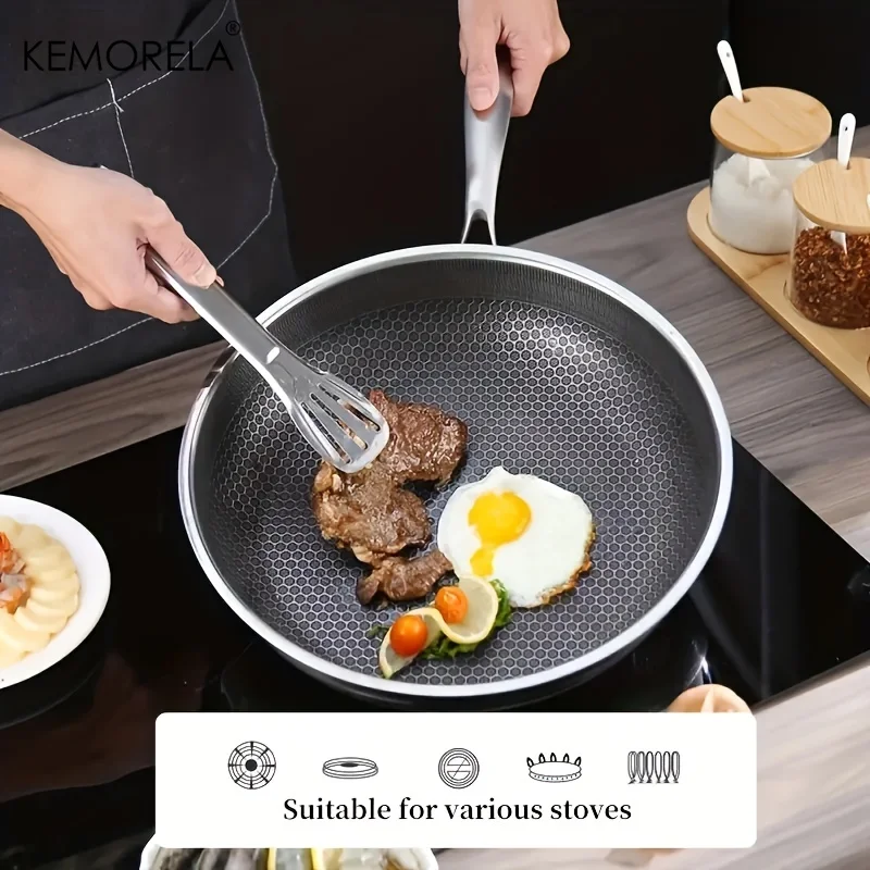 Easy Clean Pro Non-Stick Skillet with Helper Handle, Black Potato masher  Corn peeler Blenders for kitchen Silicone kitchen acces - AliExpress