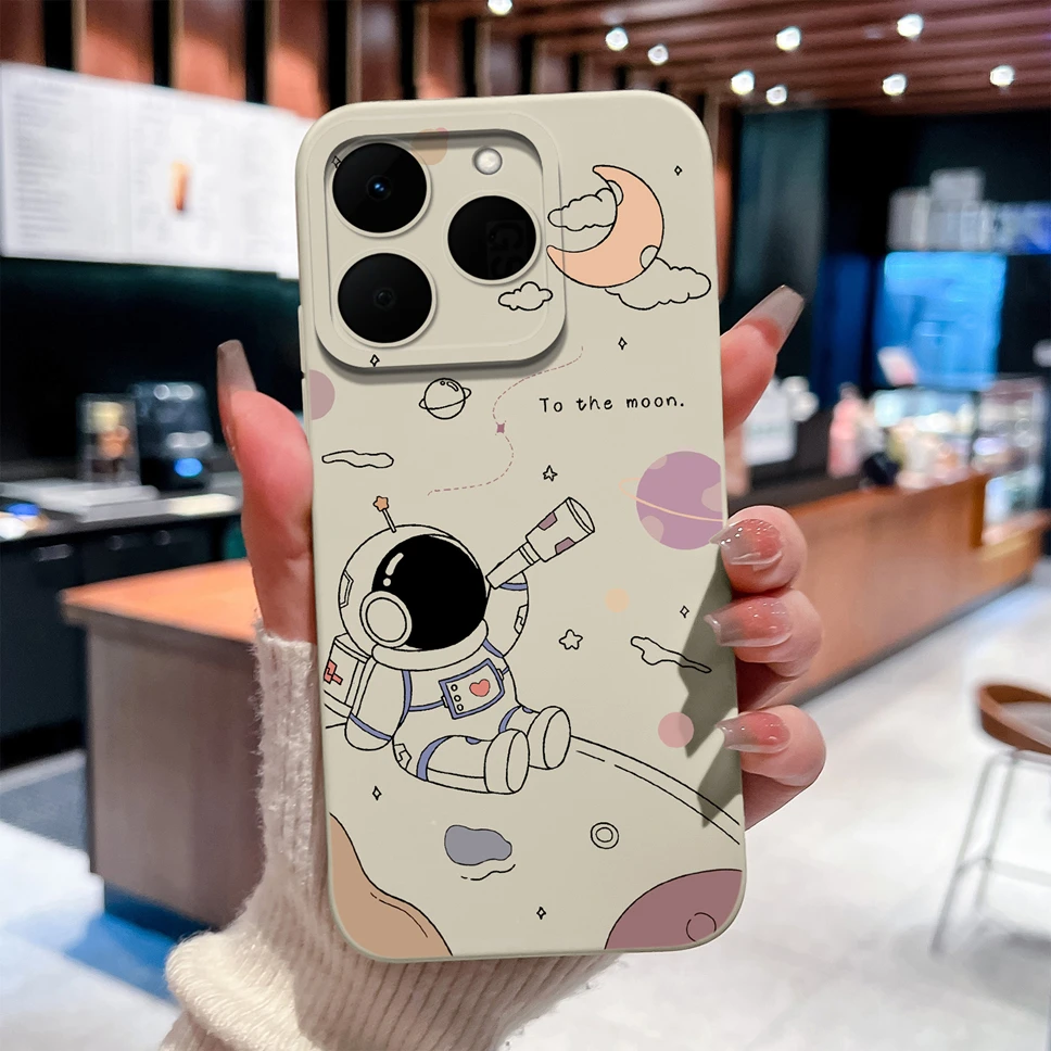 Funny Design Soft Liquid Silicone Full Coverage Shockproof Phone Case