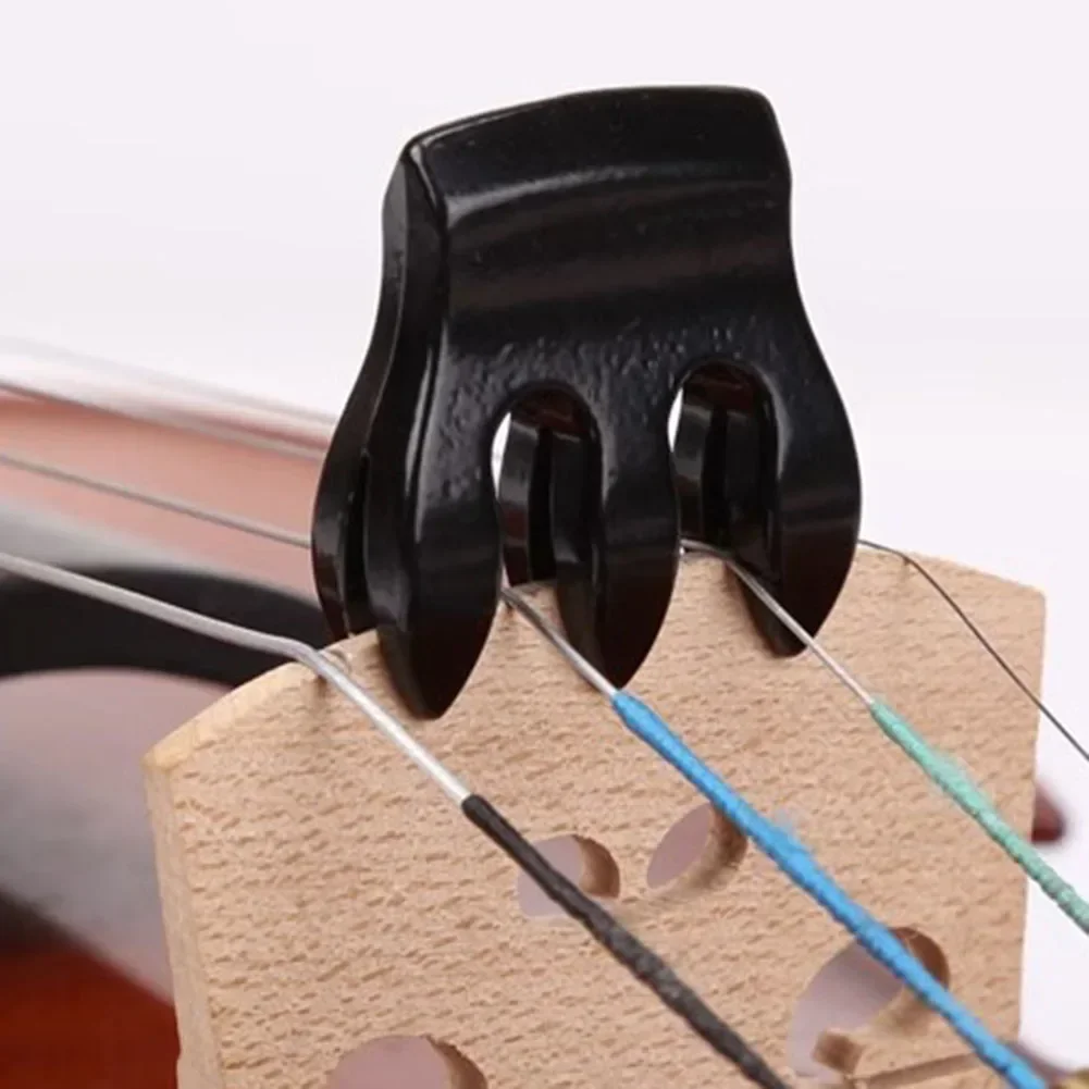 Violin Mute New Practical Durable Violin Mute Silencer Durable Metal Practice Aid