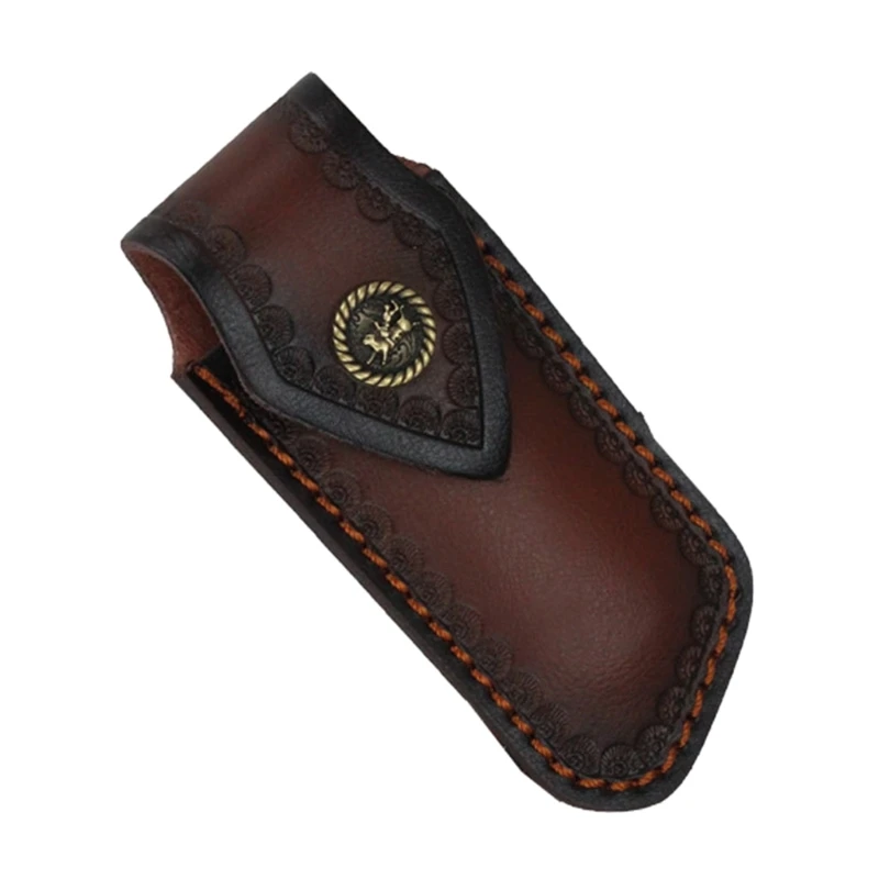 Fashion Leathers Knife Covers Folding Knife Pouches Leathers Sheath Tool Small