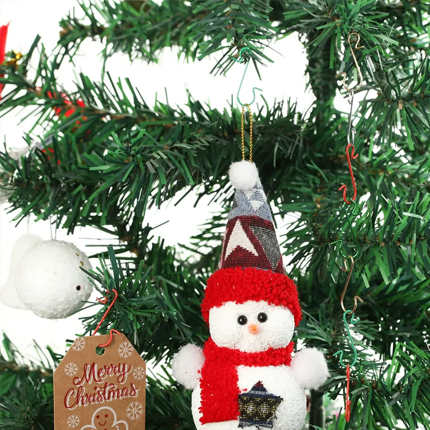 50/10Pcs Christmas Ornament Hooks Metal S-Shaped Hooks Hanger Christmas  Ball Hanging Pendant For Home Christmas Tree Decorations - AliExpress