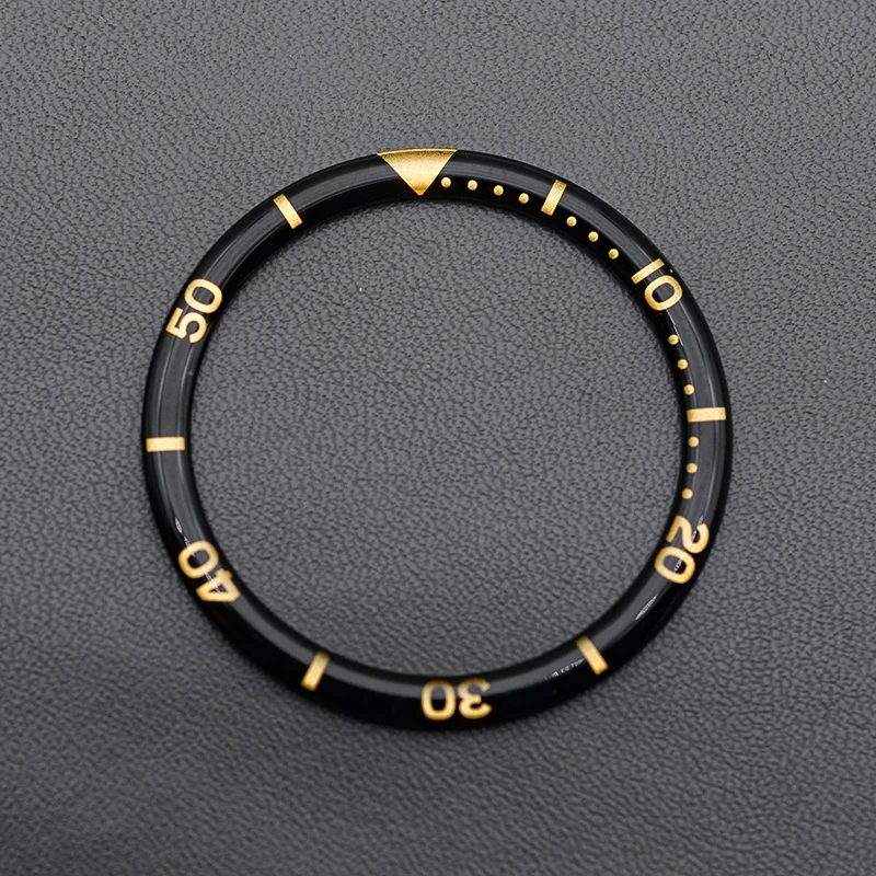 Premium 38x31.5 mm Resin and Aluminum Watch Bezel Insert