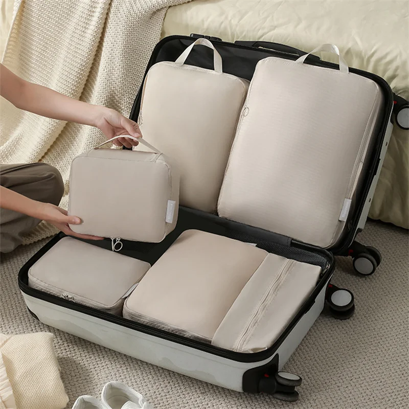 

Дорожная компрессионная упаковочная сумка для кубиков, портативный чемодан, органайзер для одежды, водонепроницаемые чехлы для хранения багажа, сумки для ящиков