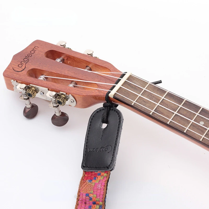 Guitar Strap Ukulele Shoulder Widen Thicken Neck Dedicated Flower Parts Personalized Cartoon Colors Guitarra Hook Accessories