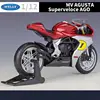 WELLY 1:12 MV Agusta Superveloce Ago Alloy Racing Motorcycle Model Diecast Metal Street Motorcycle Model Simulation Kids Toy Gif 5