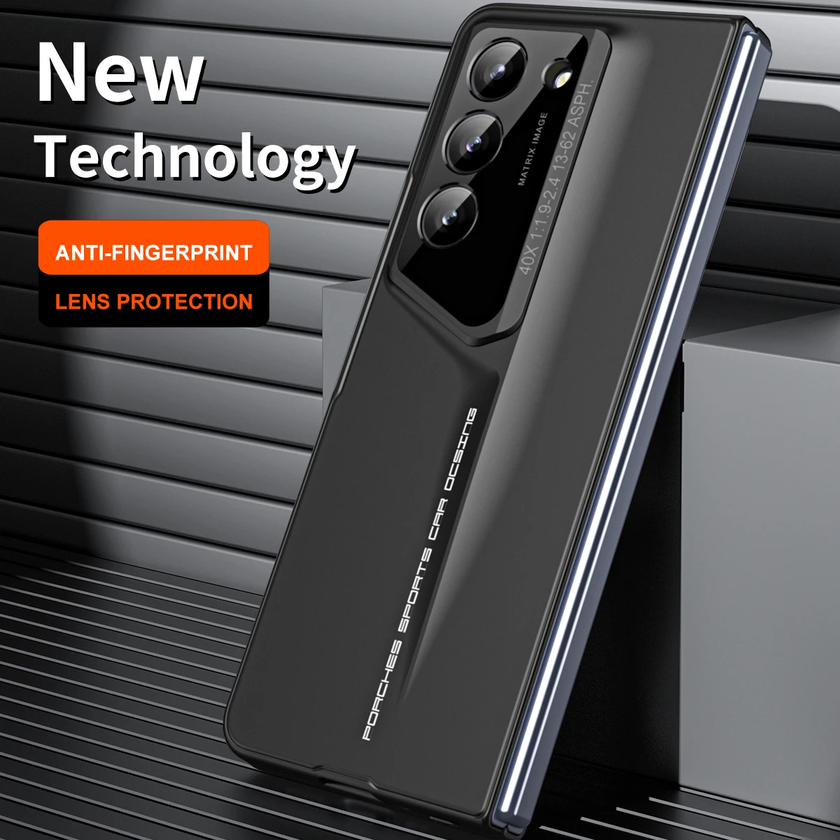 Luxury Hard PC Cover with Screen Glass Film - Shockproof and Anti-Drop Protection Case
