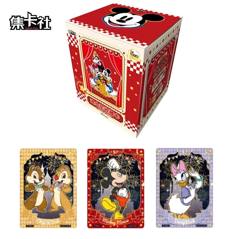 Card Fun Disney Collector Card Platinum Edition Second Shot Colorful Holiday Mickey Mouse Minnie Giocattoli Per Bambini Regalo Di Compleanno