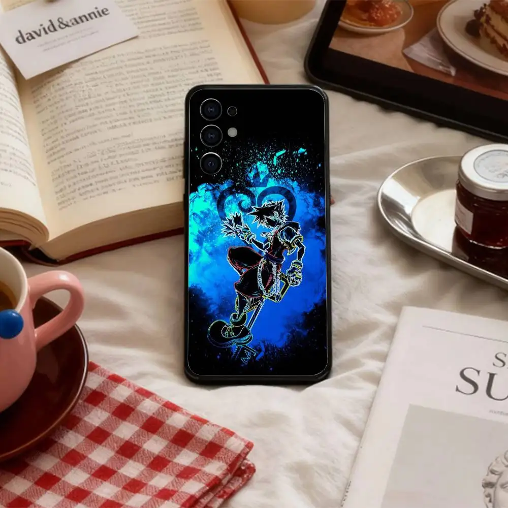 Kingdom Hearts Themed Soft Black Phone Case