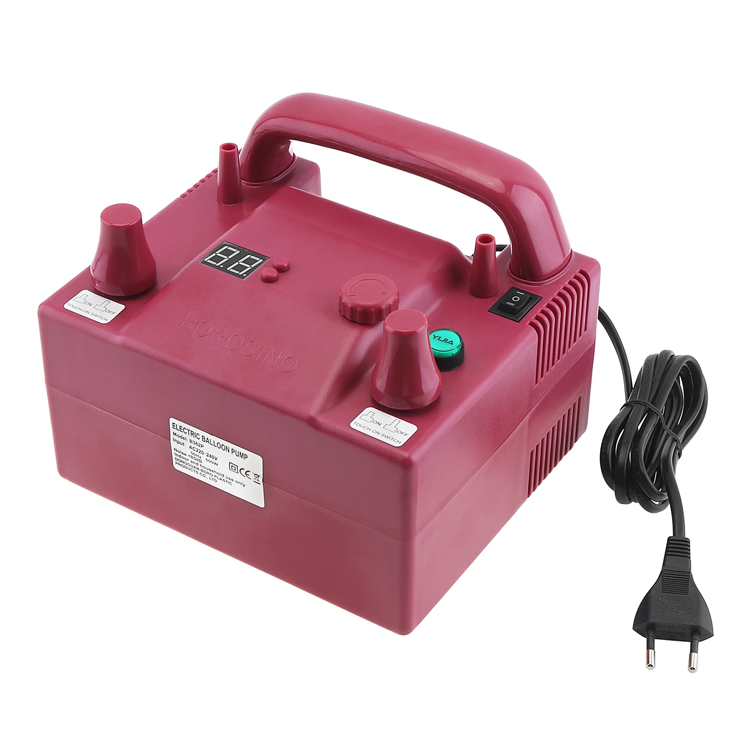 BOROSINO-Bomba De Balão Elétrica, Quantitativo, Multifuncional, Temporização,