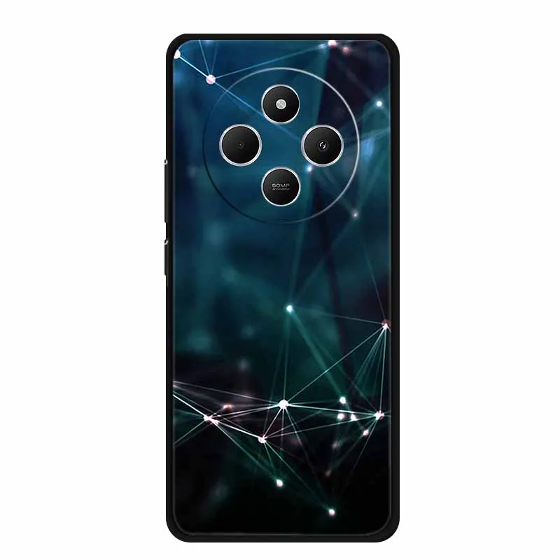 Sleek Black Silicone Shockproof Phone Case - Soft Protective Back Cover