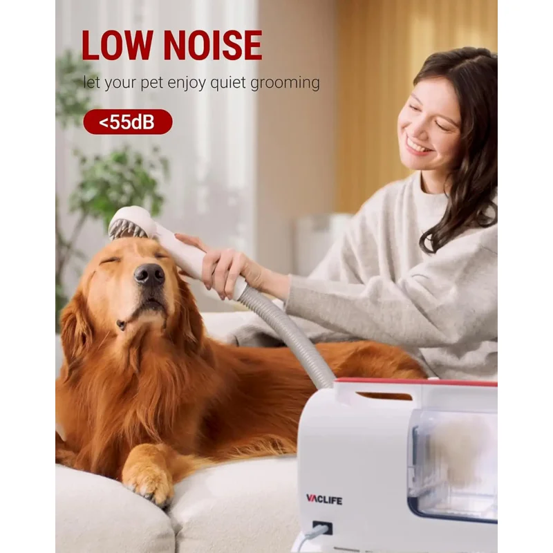

Pet Hair Vacuum for Shedding Grooming with Dog Clipper - Multipurpose Dog Grooming Kit with Brushes and Other Grooming T
