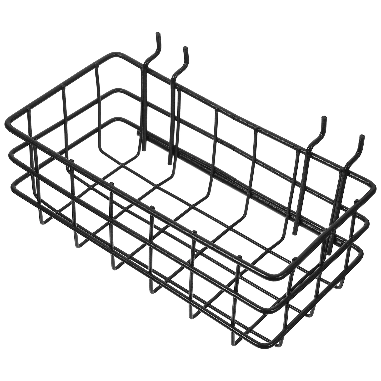 

Pegboard Basket Kitchen Organizer Shelf Baskets Wire Storage The Tools Hanging Iron Wall Bins Girl Desk
