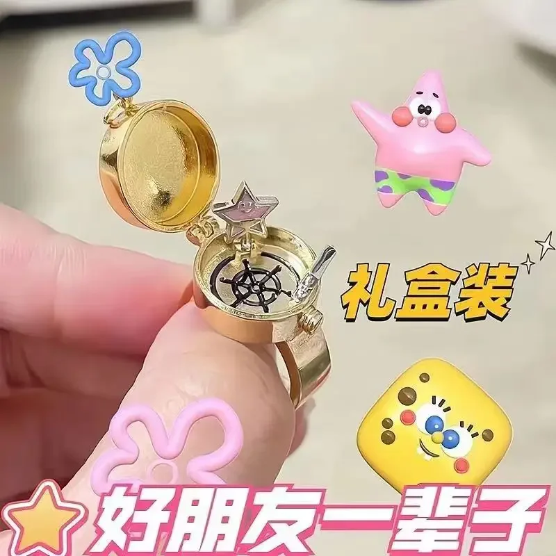 Ring BFF Best Friend Jewelry Accessories Cartoon Patricks Stars Forever Creative Copper Plating Open Rings Bestie Gift
