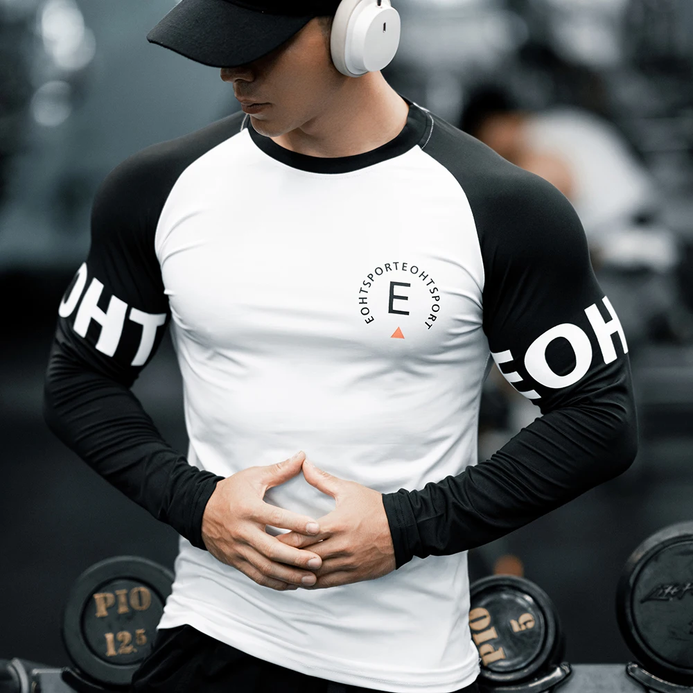 

Sports Training Long Sleeved T-Shirt Brand New Sweat-Wicking Quick Drying Tight Elastic Casual Indoor Outdoor Fitness Equipm