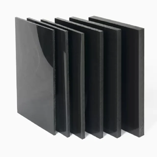 Black Plastic Sheets Crafts  Matte Black Abs Plastic Sheet - 2pcs Black  Plastic Flat - Aliexpress