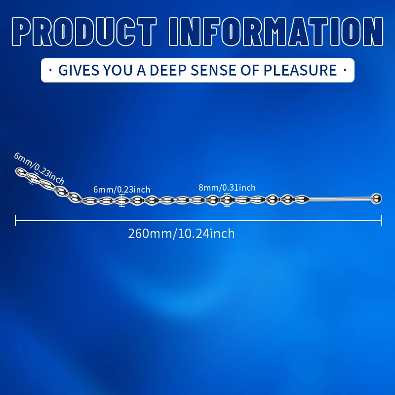 Sexy Adult Man Horse Eye Stick Urethra Masturbator Penetration Urethral Stick Dilator Sex Toys Urethral Tools Penis Plug for Men