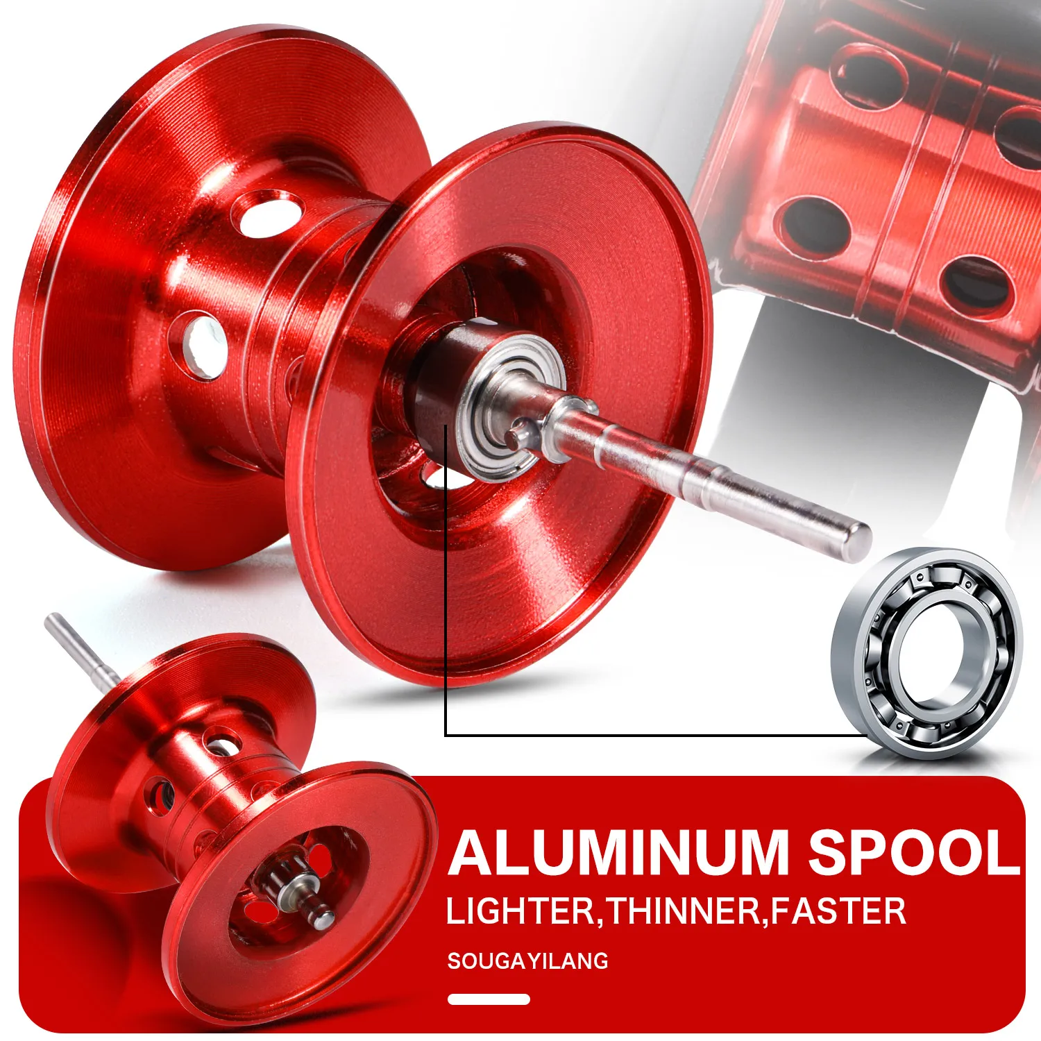 Sougayilang 1.8-2.4m Casting Fishing Combo Telescopic Fishing Rod and 7.2:1 High Speed Fishing Reel with 150M Line Pesca 4