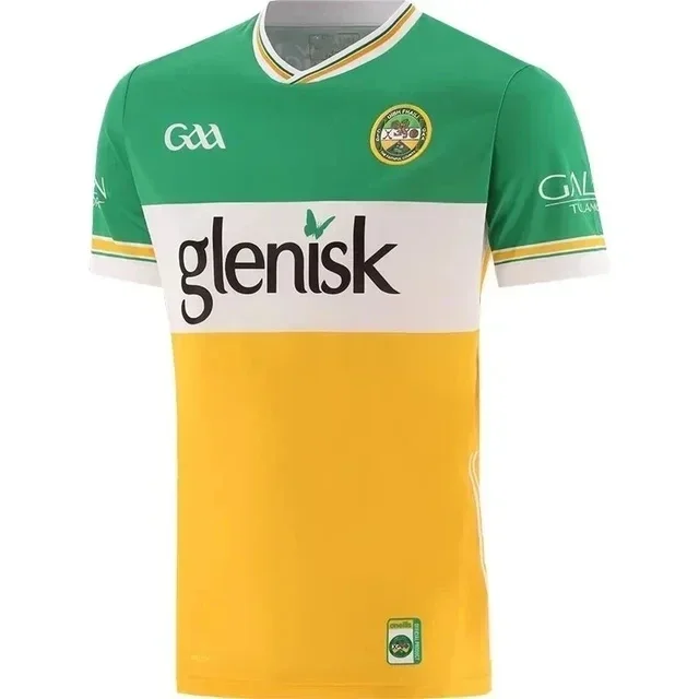 thumbnail image 1 of Camiseta de rugby para hombre de la GAA Offaly 2024, talla S-5XL (nombre y número personalizados), 1 of 4