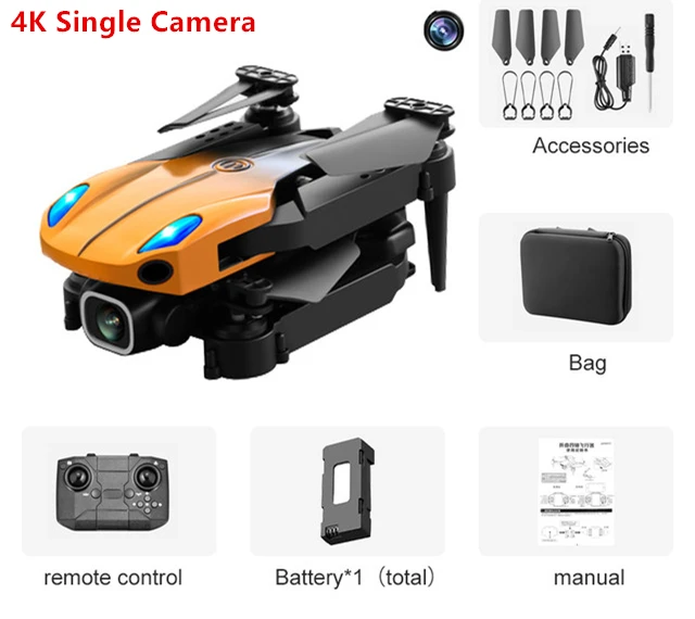 rc wifi camera BBSONG Mini Drone 4K HD Dual Camera WIFI FPV Professional Automatic Obstacle Avoidance RC Quadcopter KY907 Dron Toy For Boy Gift foldable fpv wifi rc quadcopter remote control drone RC Quadcopter