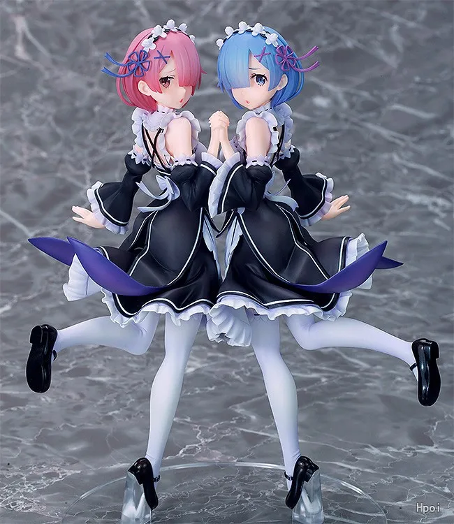 

Фигурка аниме «Re:ZERO Начальная жизнь в другом мире», экшн-фигурка Rem & Ram Twins, фигурка Рем/Ram, Коллекционная модель, кукла, игрушки, 25 см