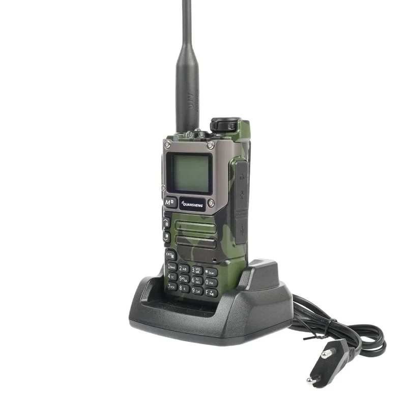 Quansheng UV K6 Walkie Talkie Portable Radio UHF VHF Am Fm Two-Way Radio 128 Channels Free TPYE-C Cable TV Amateur Wireless Remo 3