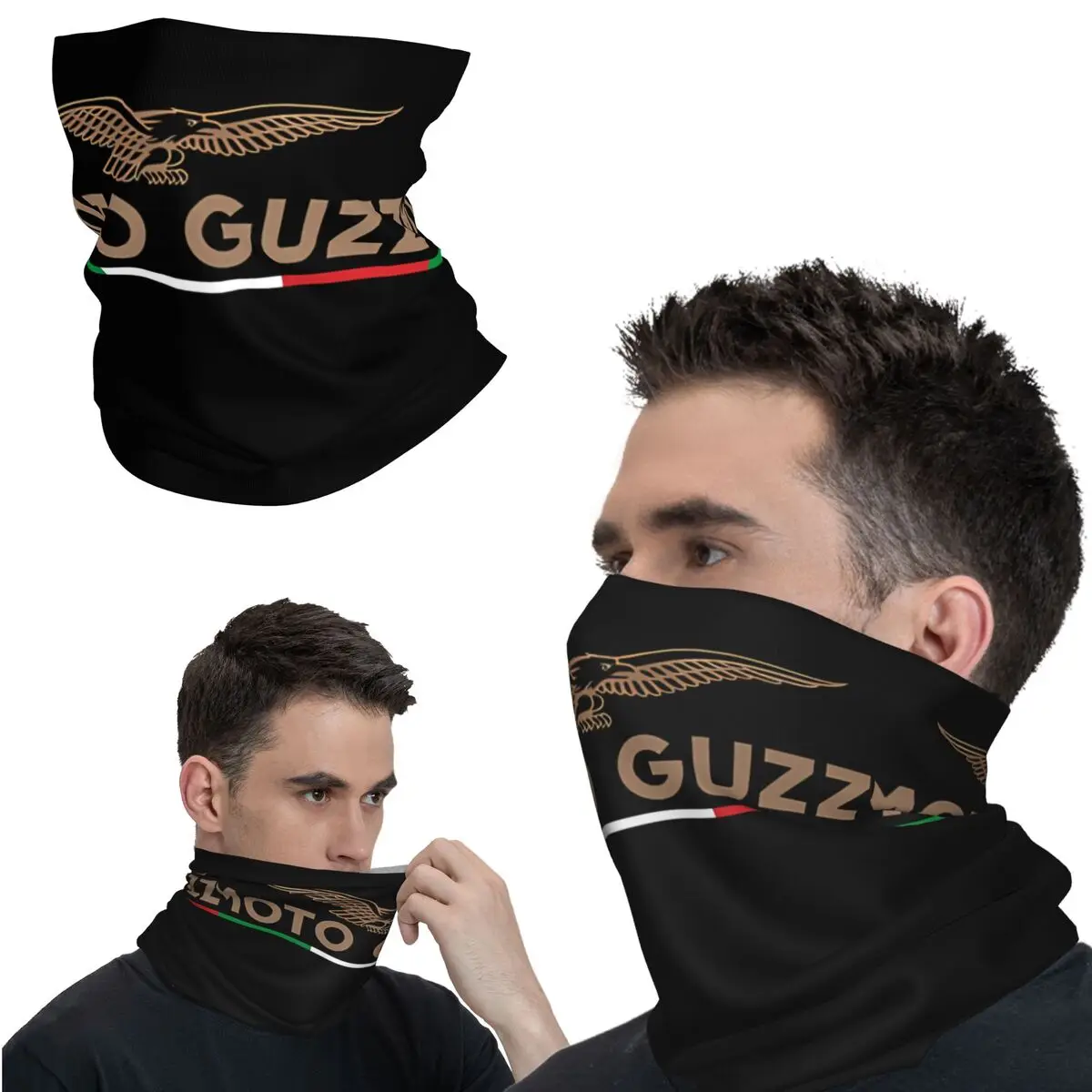 Neat Bandana Neck Gaiter Printed Motor Motocross Guzzi Face Scarf Hiking Unisex Adult Winter cycling bandana,multifunctional bandana